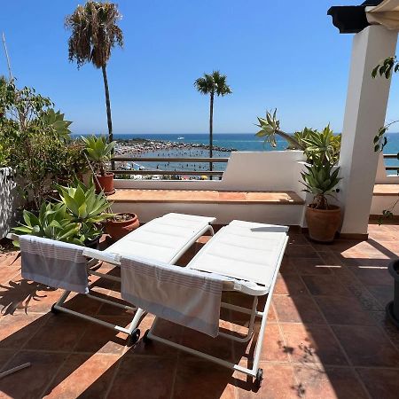 Playa Cristo Amazing Beach Terrace Appartment 埃斯特波纳 外观 照片