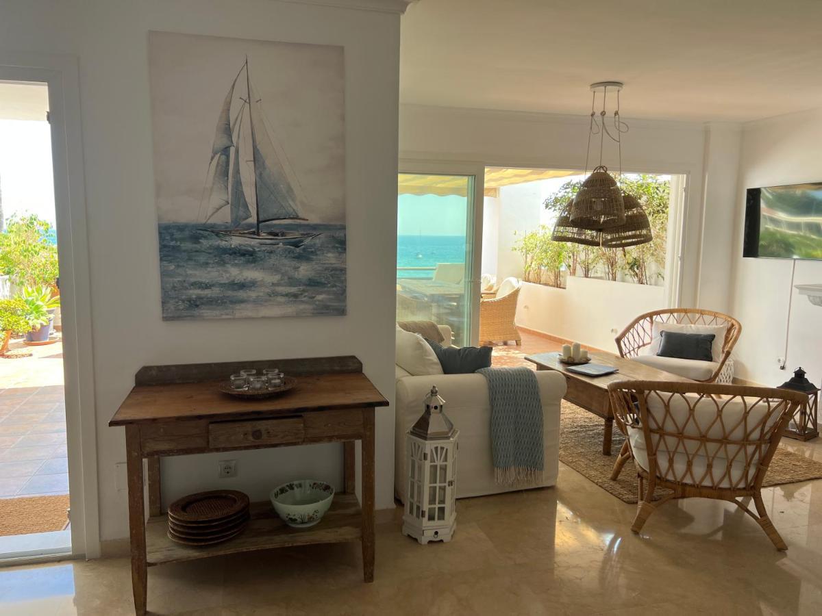 Playa Cristo Amazing Beach Terrace Appartment 埃斯特波纳 外观 照片