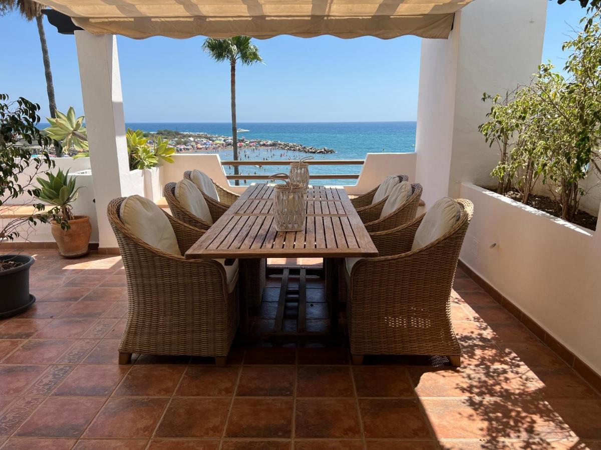 Playa Cristo Amazing Beach Terrace Appartment 埃斯特波纳 外观 照片