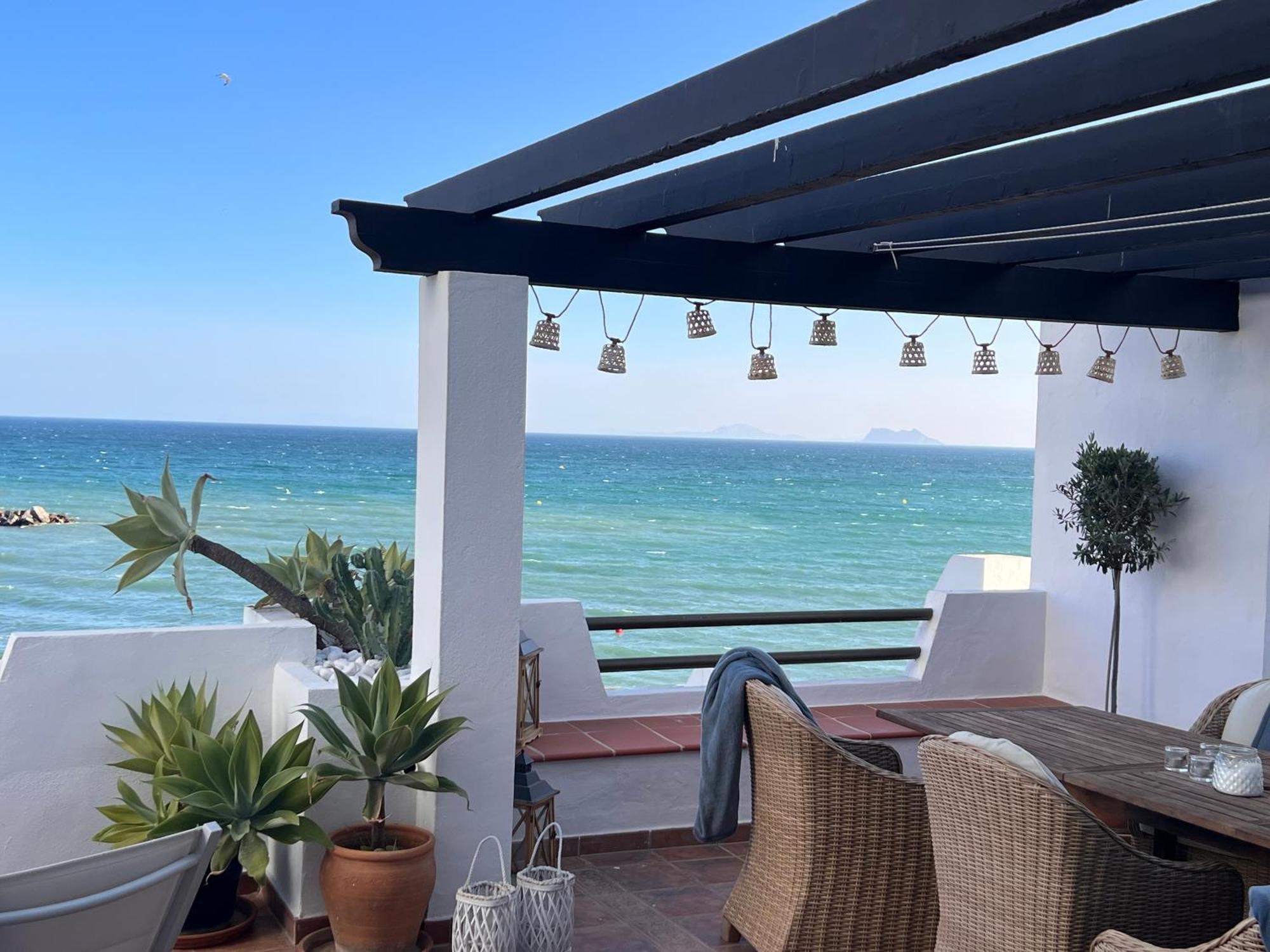 Playa Cristo Amazing Beach Terrace Appartment 埃斯特波纳 外观 照片